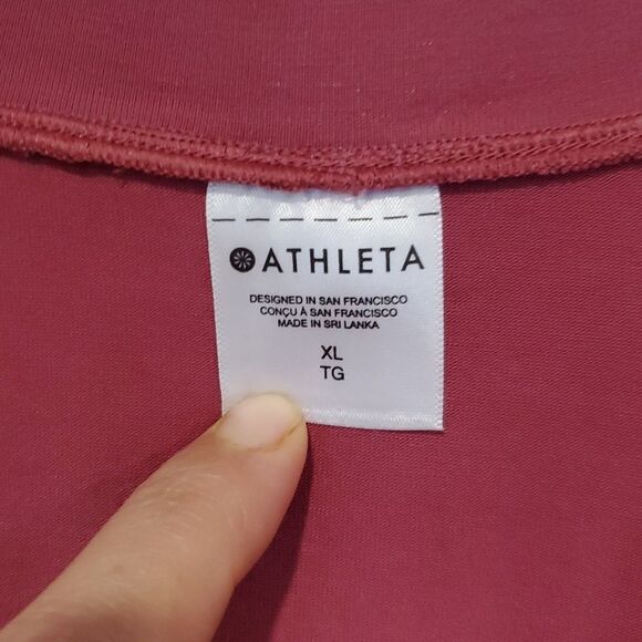 Athleta Essence Away From the Body Tee in Mauve Size XL - Picture 11 of 14